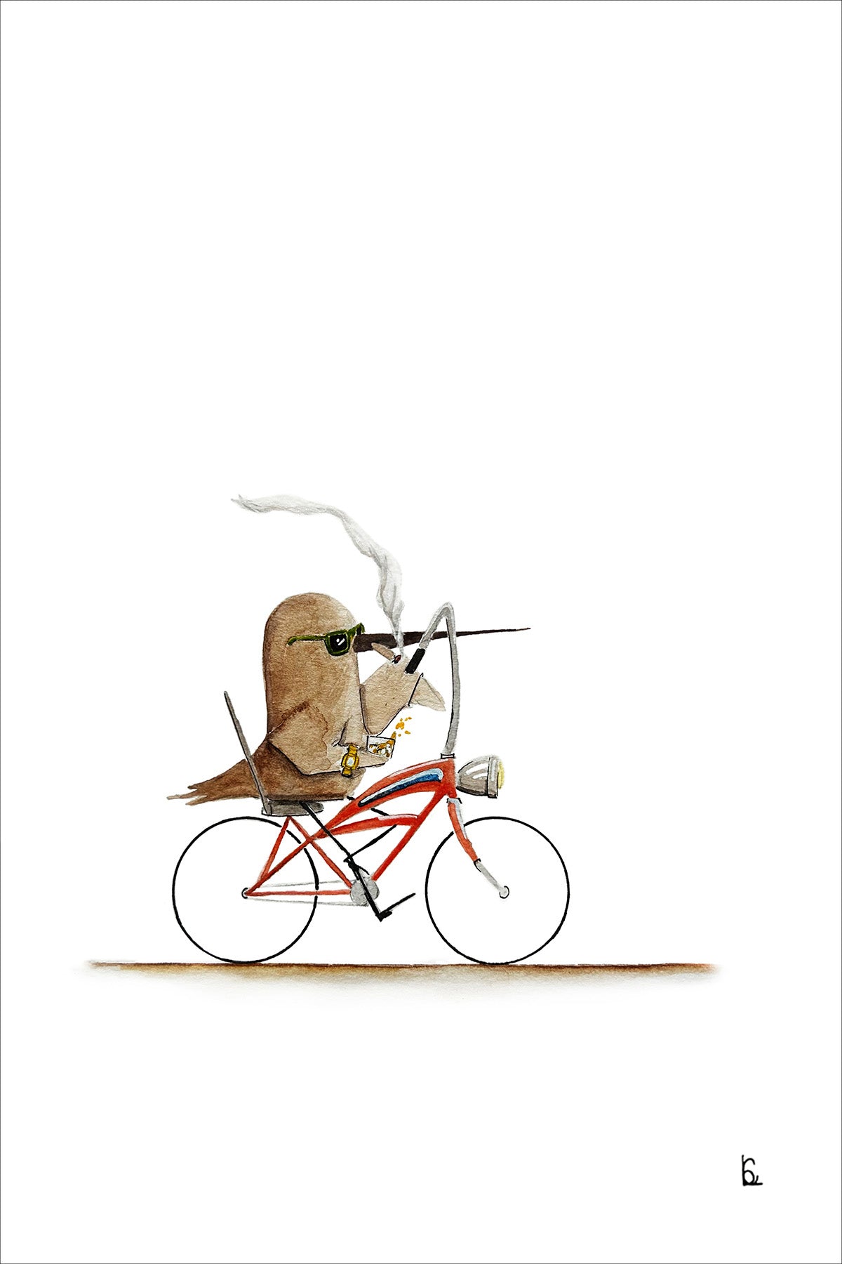 Mr. Sandpiper Print