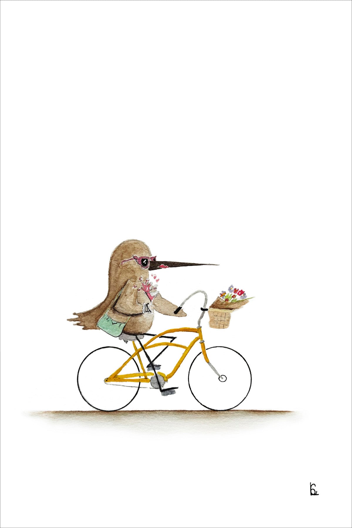 Lady Sandpiper Print