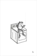 Laundry Frog Print