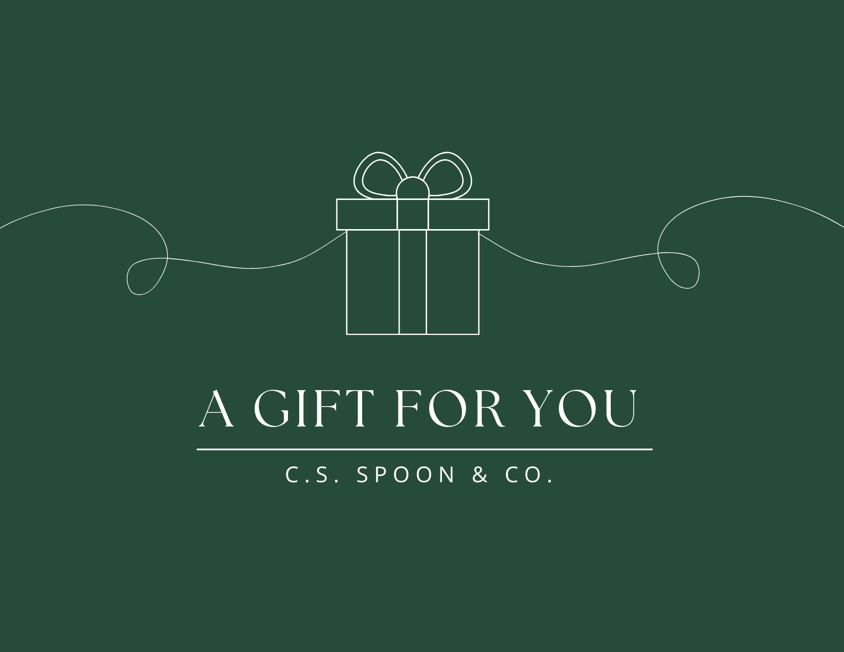 C.S. Spoon & Co. e-Giftcard