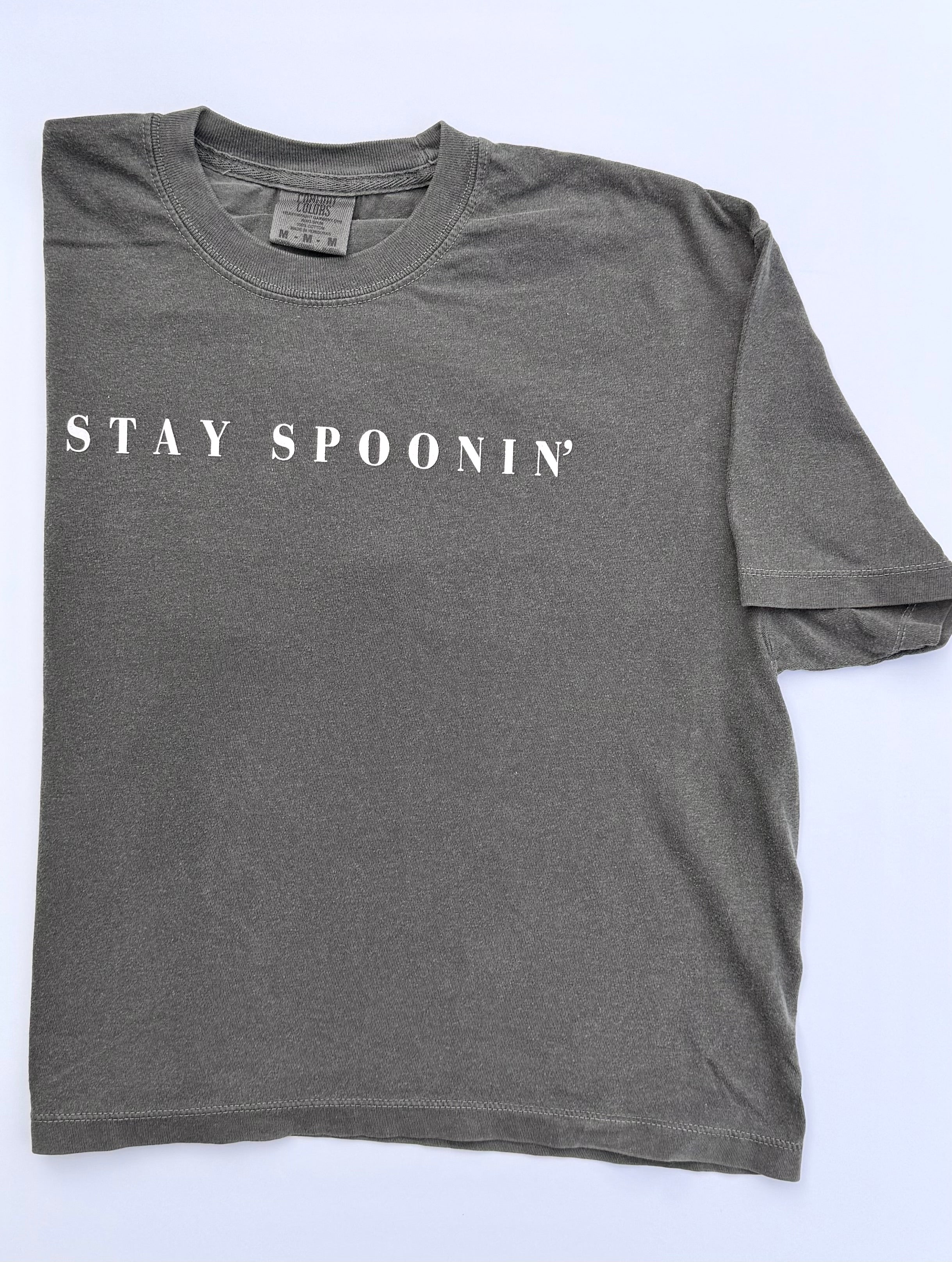 "Stay Spoonin'" Women's Boxy T-shirt